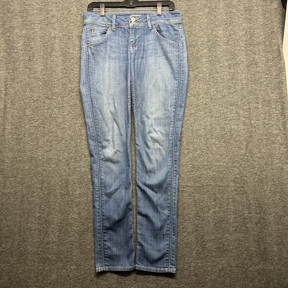 Hudson‎ Jeans Women's Ginny Straight Leg Full Length Jeans Blue Size 28 Light - Picture 1 of 8